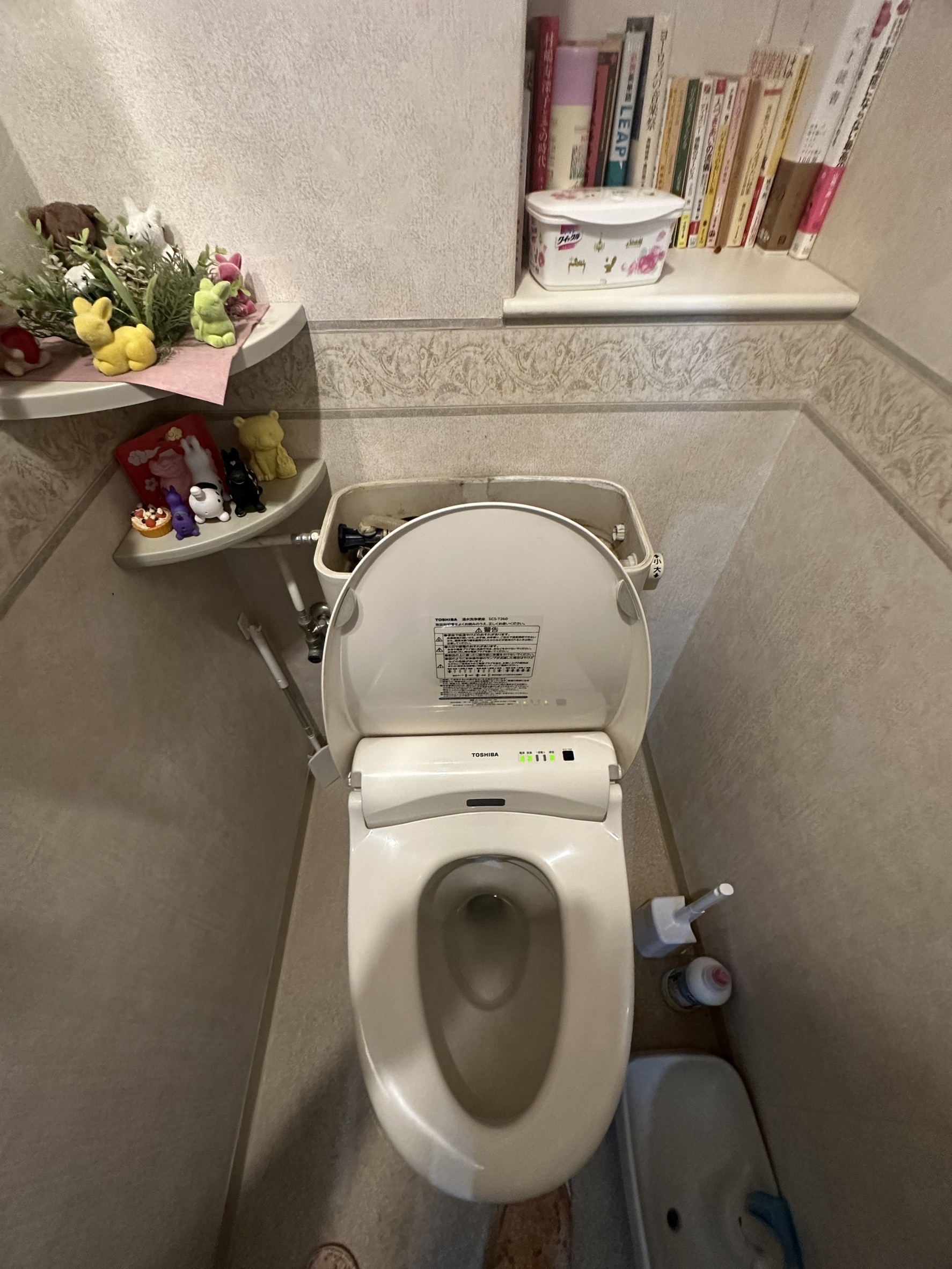熊本市南区のトイレ交換・施工前